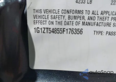 2005 Chevrolet Malibu Ls из США, поврежденный, VIN 1G1ZT54855F176356